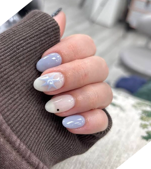 Beautiful nail art polish